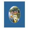 6x8 Mat Bevel Cut for 4x5 Photos - Precut Royal Blue Oval Shaped Photo Mat Board Opening - Acid Free Matte to Protect Your Pictures - Bevel Cut for Family Photos, Pack of 10 Matboards view 4