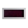 10x20 Shadow Box Frame White Wood | with a 3/4" Usable Display Depth | Includes a Dark Berry Real Suede Texture Acid-Free Backing Board, UV Resistant Acrylic, and Hanging Hardware view 3
