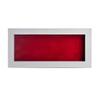 10x20 Shadow Box Frame White Wood | with a 3/4" Usable Display Depth | Includes a Red Real Suede Texture Acid-Free Backing Board, UV Resistant Acrylic, and Hanging Hardware view 3