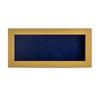 10x20 Shadow Box Frame Natural Wood | with a 3/4" Usable Display Depth | Includes a Navy Blue Real Suede Texture Acid-Free Backing Board, UV Resistant Acrylic, and Hanging Hardware view 3