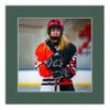 26x26 Mat Bevel Cut for 21x21 Photos - Precut Hunter Green Square Shaped Photo Mat Board Opening - Acid Free Matte to Protect Your Pictures - Bevel Cut for Family Photos, Pack of 1 Matboard view 4