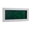 10x20 Shadow Box Frame White Wood | with a 3/4" Usable Display Depth | Includes a Forest Green Real Suede Texture Acid-Free Backing Board, UV Resistant Acrylic, and Hanging Hardware view 1