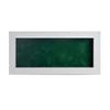 10x20 Shadow Box Frame White Wood | with a 3/4" Usable Display Depth | Includes a Forest Green Real Suede Texture Acid-Free Backing Board, UV Resistant Acrylic, and Hanging Hardware view 3