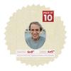6x8 Mat Bevel Cut for 4x5 Photos - Precut Fresh Linen Canvas Oval Shaped Photo Mat Board Opening - Acid Free Matte to Protect Your Pictures - Bevel Cut for Family Photos, Pack of 10 Matboards view 1