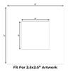 6x6 Mat Bevel Cut for 3x3 Photos - Precut Textured White Square Shaped Photo Mat Board Opening - Acid Free Matte to Protect Your Pictures - Bevel Cut for Family Photos, Pack of 10 Matboards view 2