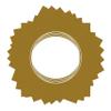 8x8 Mat Bevel Cut for 4x4 Photos - Precut Metallic Gold Circle Shaped Photo Mat Board Opening - Acid Free Matte to Protect Your Pictures - Bevel Cut for Family Photos, Pack of 10 Matboards view 3
