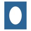 Poster Palooza 8.5x11 Mat Bevel Cut for 6x8 Photos - Precut Royal Blue Oval Shaped Photo Mat Board Opening - Acid Free Matte to Protect Your Pictures - Bevel Cut for Family Photos, Pack of 1 Matboard view 3