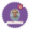 Poster Palooza 6x8 Mat Bevel Cut for 4x5 Photos - Precut Dark Purple Oval Shaped Photo Mat Board Opening - Acid Free Matte to Protect Your Pictures - Bevel Cut for Family Photos, Pack of 10 Matboards view 1