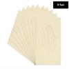 8x10 Mat Bevel Cut for 5x6 Photos - Precut Fresh Linen Canvas Oval Shaped Photo Mat Board Opening - Acid Free Matte to Protect Your Pictures - Bevel Cut for Family Photos, Pack of 10 Matboards view 3