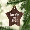 Designsify Christmas Tree Decoration, Step Son Established Est. 2024, Star Ornament D, Gifts for Birthday Anniversary Valentines Mom Mothers Fathers Day Party, to Men Women Him Her Friend Mom view 2