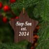 Designsify Christmas Tree Decoration, Step Son Established Est. 2024, Star Ornament D, Gifts for Birthday Anniversary Valentines Mom Mothers Fathers Day Party, to Men Women Him Her Friend Mom view 3
