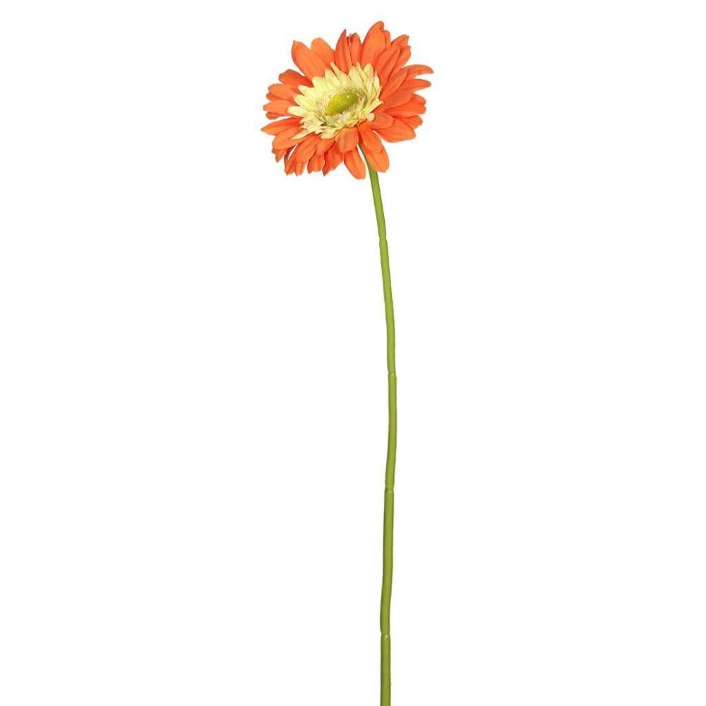 Vickerman 463963-21" Gerbera Daisy -Orange (PK/6) (FH170702) Home Office Flowers