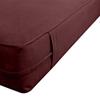 Cover ONLY Full Same Pipe Velvet Indoor Daybed Mattress Sheet 75"x54"x6"-AD368 view 3