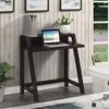 Convenience Concepts Newport Lilly 2 Tier Desk, Espresso view 2