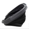 SAMMART 10L (2.6 Gallon) Collapsible Rectangular Handy Basket/Bucket (Grey/Black (Set of 2)) view 3