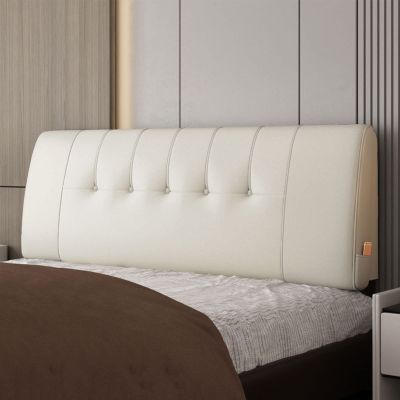 ZZYK Couch Pillow Bed Support Backrest Wedge Back Cushion Adults Kids Large Headboard Pillow Upholstered Reading Pillows Removable Cover for Queen King Size Bed,B,with headboard 70.8"/180cm