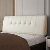 ZZYK Couch Pillow Bed Support Backrest Wedge Back Cushion Adults Kids Large Headboard Pillow Upholstered Reading Pillows Removable Cover for Queen King Size Bed,B,with headboard 70.8"/180cm view 1