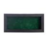 10x20 Shadow Box Frame Barnwood Black Wood | with a 1" Usable Display Depth | Includes a Forest Green Real Suede Texture Acid-Free Backing Board, UV Resistant Acrylic, and Hanging Hardware view 2