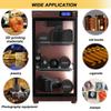 AUTENS 50L Dehumidifying Dry Cabinet Box, Wood grain Design Digital Control Noiseless and Energy Saving, for Camera Lens and Electronic Equipment Storage,Temperature Humidity LED Dual Screen view 3