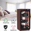 AUTENS 50L Dehumidifying Dry Cabinet Box, Wood grain Design Digital Control Noiseless and Energy Saving, for Camera Lens and Electronic Equipment Storage,Temperature Humidity LED Dual Screen view 4