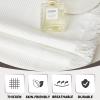 MEETSKY Sectional Couch Cover Loveseat Sofa Slipcover Washable White Blanket Covers Polyester Blend Thick Soft Throw Cover Protector, 71" x 102", Large, White view 3