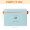 NUOBESTY Household Medicine Box Portable Double-layer Organizer for Use Capacity Sturdy Medicine Case Sealing Design for First Aid and Daily Storage Needs view 3