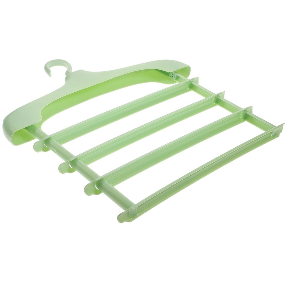 Housoutil Pants Rack Organizer for Jeans Trousers Scarves and Ties Non- Space-Saving Design for Boys and Girls and Adults Versatile Clothes Hanger for Closet Organization Nordic