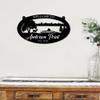 Personalized Deer Metal Sign - Custom Name and Address Wall Art, Antler Hunter Camp Decor, Christmas and Father's Day Gift for Him view 3