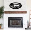 Personalized Deer Metal Sign - Custom Name and Address Wall Art, Antler Hunter Camp Decor, Christmas and Father's Day Gift for Him view 4