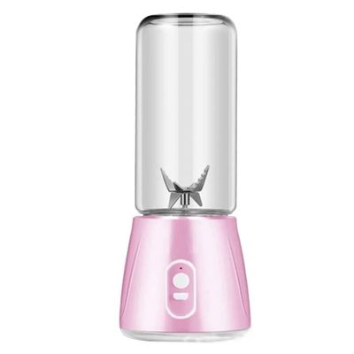 DDYYCX Portable Blender, Personal Blender for Shakes and Smoothies, Mini Blender with 6 Blades, USB Rechargeable, Handheld Blender for Sports, Gym, Travel and Outdoors (Color : White)