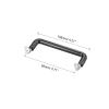 MECCANIXITY Pot Side Handle Replacement for Stainless Steel Pan Steamer Frying Pot Handle Black Silver Tone 108 x 95mm Pack of 2 view 2