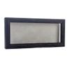 10x20 Shadow Box Frame Barnwood Black Wood | with a 1" Usable Display Depth | Includes a Light Grey Real Suede Texture Acid-Free Backing Board, UV Resistant Acrylic, and Hanging Hardware view 1