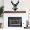 Custom Metal Deer Head Wall Art - Antler Decor, Hunter Gift, Farm Sign, Fathers Day Present view 3