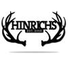 Personalized Deer Name Sign - Custom Address Metal Wall Art - Hunter Gift for Him - Father's Day view 1