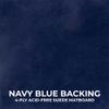 10x20 Shadow Box Frame Blue Wood | with a 1" Usable Display Depth | Includes a Navy Blue Real Suede Texture Acid-Free Backing Board, UV Resistant Acrylic, and Hanging Hardware view 3