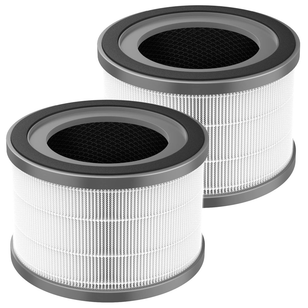 2 Pack Vista 200 Replacement Filt-er Compatible with LEVOIT Vista 200 Air Purifi-er, Multi-layer Main Filt-er Replacement, Fit Part No.Vista 200-RF