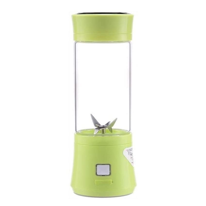 DDYYCX Portable Blender - Personal Blender, Mini Blender with USB Rechargeable 6 Blades, Handheld Blender for Sports, Travel, Gym, Kitchen (Color : Green)