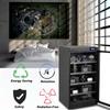 AUTENS 100L Dehumidifying Dry Cabinet Box, Digital Control Noiseless and Energy Saving, 5 Layers for DSLR SLR Camera Lens and Electronic Equipment Storage,Temperature Humidity LED Dual Screen view 4