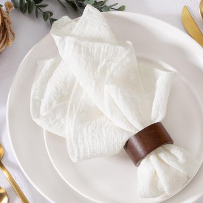 MLMW Ivory White Cloth Napkins Set of 10 Linen Spring Summer Napkins Cloth Bulk Washable Table Napkins 16.5"16.5" for Wedding Party Baby Bridal Shower Birthday Table Decorations