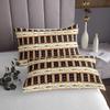 Erosebridal Fishing Themed Rustic Cabin Quilt Set Queen Farmhouse Lodge Bedspread Southwestern Buffalo Plaid Check Coverlet Set Fishing Rod River Fishes Quilted with 2 Pillow Cases Brown view 4