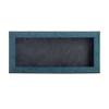 10x20 Shadow Box Frame Blue Wood | with a 1" Usable Display Depth | Includes a Dark Grey Real Suede Texture Acid-Free Backing Board, UV Resistant Acrylic, and Hanging Hardware view 2