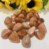 Wholesale Natural Polished Peach Moonstone Healing Stones Crystal Tumbled 20MM-25MM for Decoration (2000G) view 2