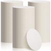 TaoBary 600 Pcs Disposable Paper Coasters Bulk 1MM, 4 Inch Round Cardboard Coasters Blank for Bar Drinks DIY Crafts Arts Wedding (White) view 1