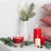 Tofficu Twig 10pcs Glitter Curly Christmas Spray Artificial Twigs Branches Christmas Leaves Picks Stems Christmas Tree Ornaments Vase Filler for Xmas Party Golden Leafs -Golden view 2