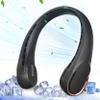 ASNUG Neck Fan, Bladeless Neck Fan, 4000 mAh Rechargeable Personal Fan, 360 Hands Free Wearable Fan, 3 Speeds Adjustable,Faster Cooling, Ultra Quiet, Suitable for Home, Office, Travel, Sports view 1