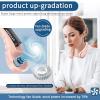 ASNUG Portable Neck Fan, Neck Fans for Women, 4000 mAh Rechargeable Personal Fan,360 Hands Free Bladeless Fan, 3 Speeds Adjustable, Faster Cooling, Super Quiet, Suitable for Home, Office, Travel view 2