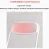 TIANYIA Lightweight and Easy Folding Chair Portable Backrest Chair Composite Steel Pipe Spray Plastic X-Bracket Company Gathering view 3