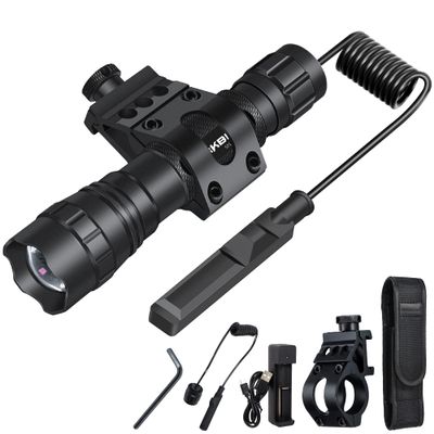 DARKBEAM ir Flashlight Infrared 940nm Tactical Flashlight with Clip 200M
