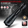 DARKBEAM ir Flashlight Infrared 850nm Light LED Rechargeable Mini for Night Vision, Tactical ir Illuminator with Long Range & High Power, Focus Adjustable for Hunting, Observation, Search, with Clip view 2