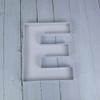 10" E Shaped Cardboard Letter Mache Chocolate Sweets Candy Container Box (White,E ) view 2